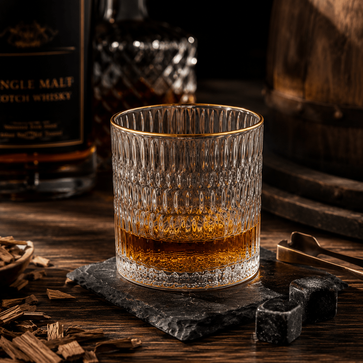 Szklanka do whisky Prestige Gold - Drammar.pl