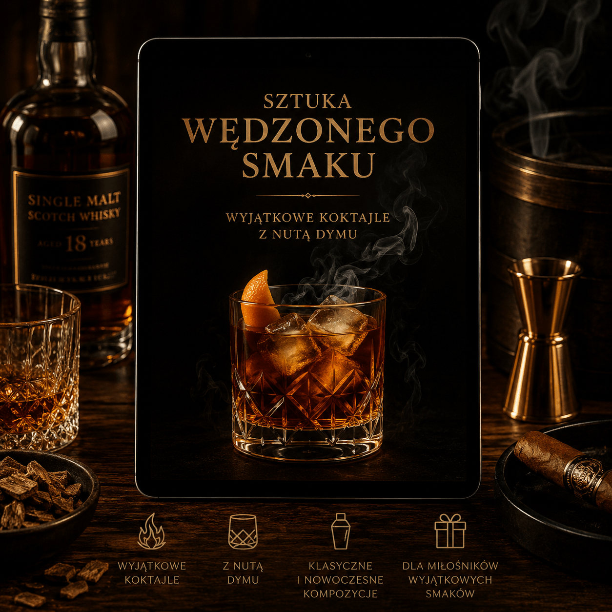 Sztuka Wędzonego Smaku – eBook o koktajlach z nutą dymu - Drammar.pl