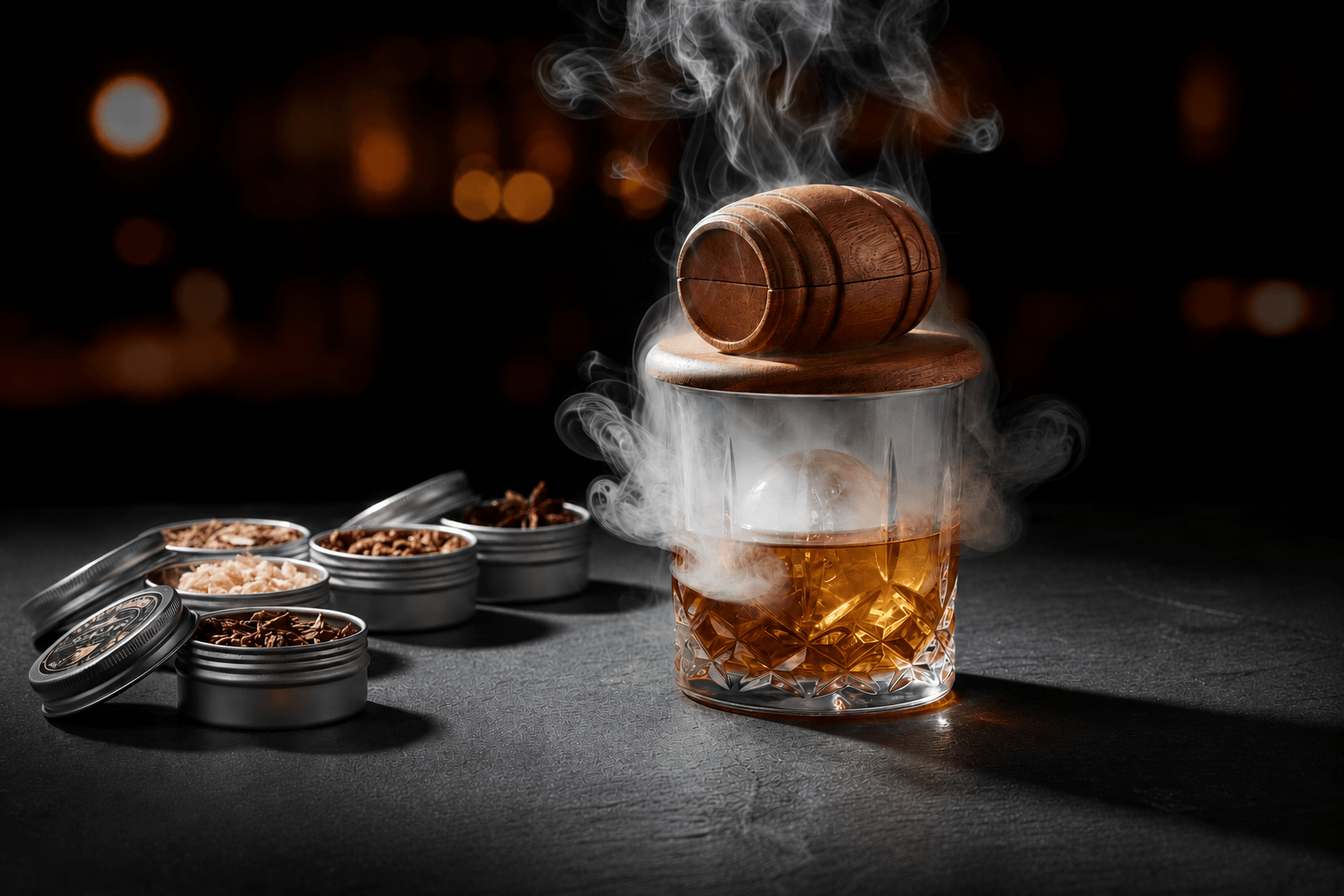 Zestaw do Wędzenia Whisky i Koktajli - zestaw do aromatyzowania napoj�w - Drammar.pl